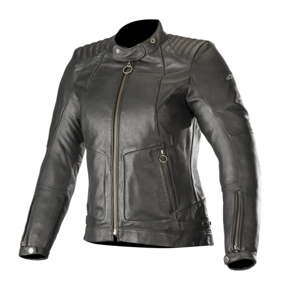 Lederen motorjas dames  by Alpinestars