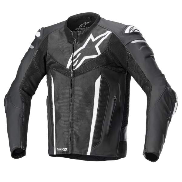 Leather motorcycle jacket men  by Alpinestars