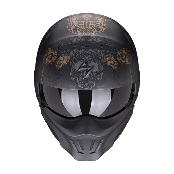 Motorhelmen Scorpion EXO Combat EVO Kalavera