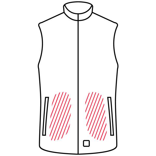 Onderkleding Racer District Lady verwarmd + Bat.