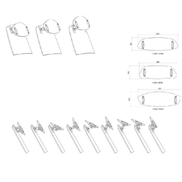 Accessoires moto Puig Opzetruit Puig 'clip on'
