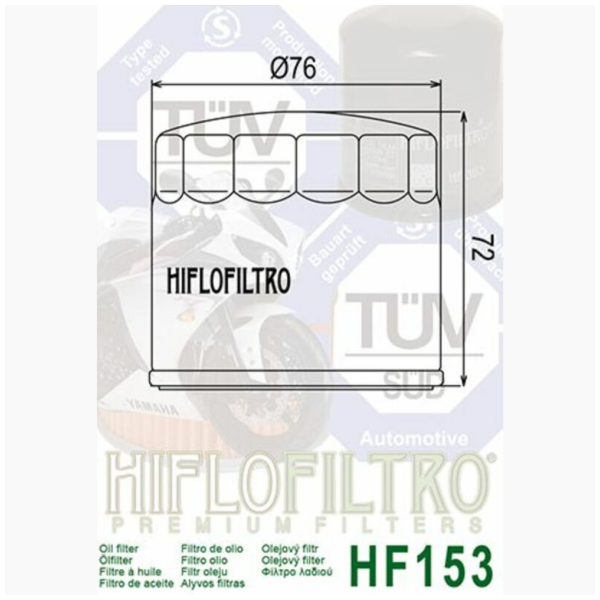  Hiflo Oliefilter HF153