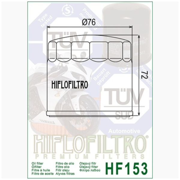  Hiflo Oliefilter HF153RC