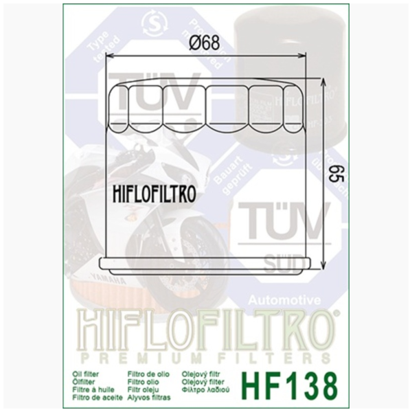  Hiflo Oliefilter HF138RC