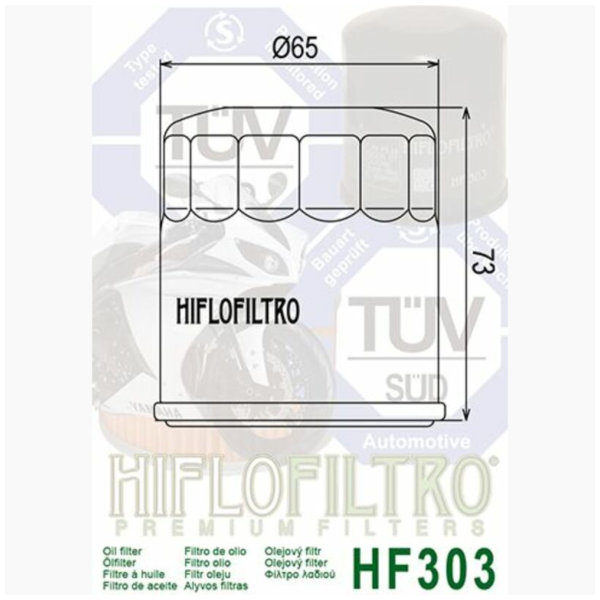  Hiflo Oliefilter HF303RC