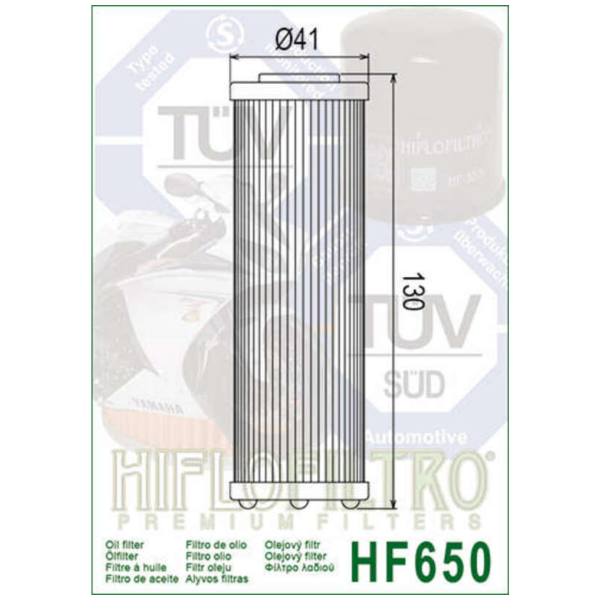  Hiflo Oliefilter HF650