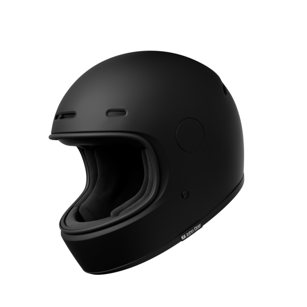 Motorhelmen John Doe JD ONE Frozen Black