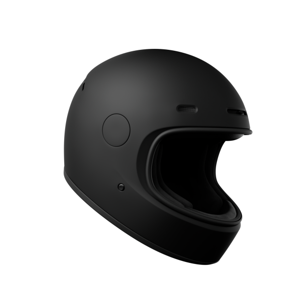 Motorhelmen John Doe JD ONE Frozen Black