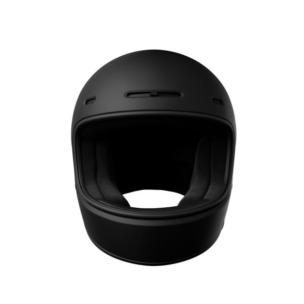 Motorhelmen John Doe JD ONE Frozen Black