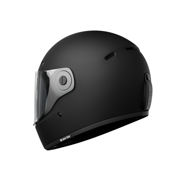 Motorhelmen John Doe JD ONE Frozen Black