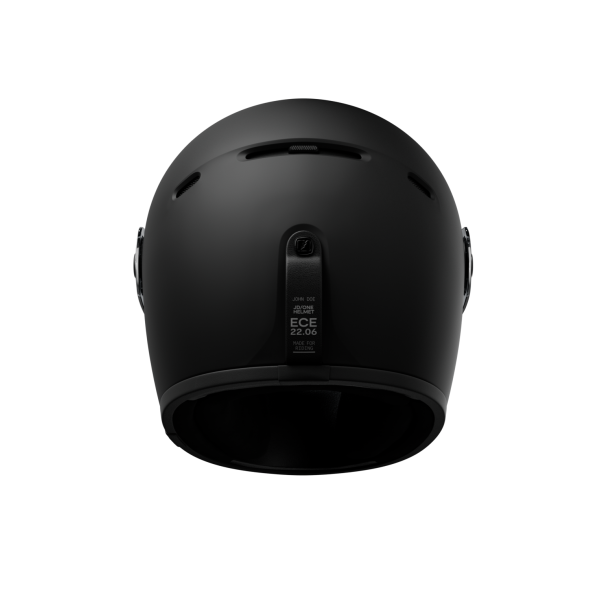 Motorhelmen John Doe JD ONE Frozen Black