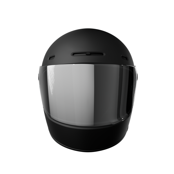Motorhelmen John Doe JD ONE Frozen Black