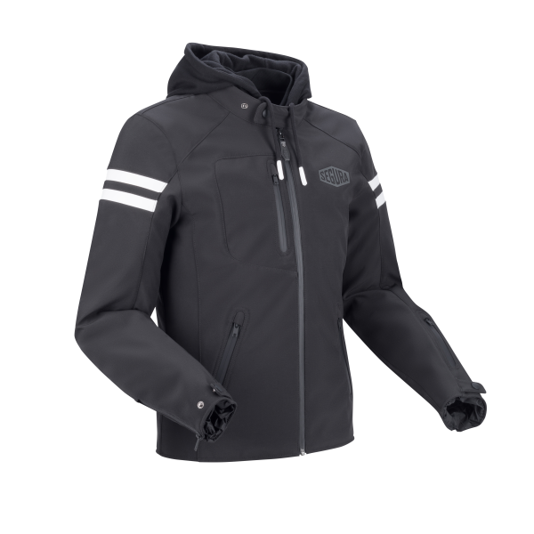 Veste Moto Imperméable Adulte - Bandes Réfléchissantes - Poches Et Sac De Transport - Taille Ajustable
