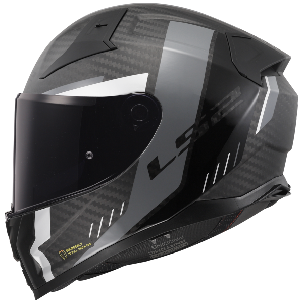 Motorcycle helmets LS2 Vector 2 Carbon Grid