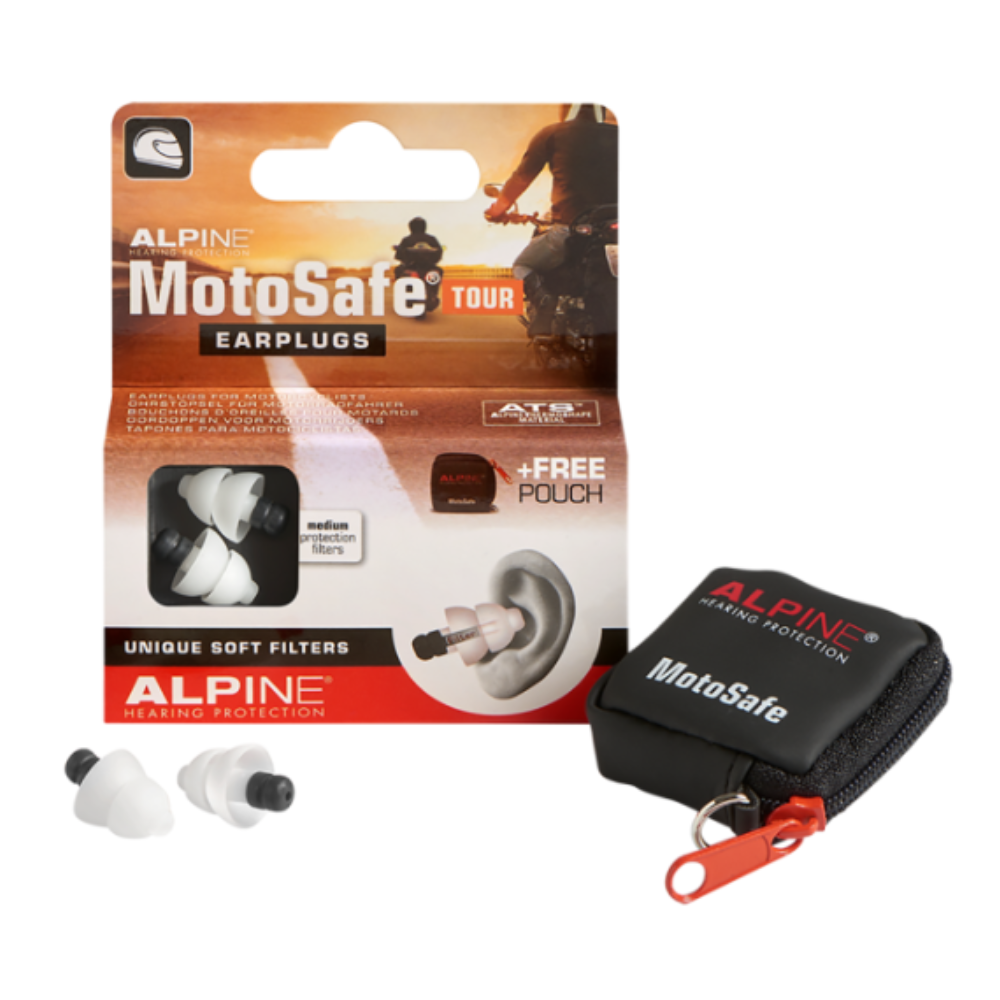 Bescherm je gehoor tijdens het motorrijden met goede oordoppen van Alpine