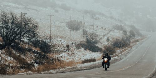 Tips om te blijven motorrijden in de winter